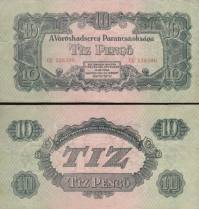 *10 Pengő Maďarsko 1944 M5 VF - Kliknutím na obrázok zatvorte -